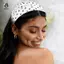 Retro Boho Breeze Wind Dot Co Giãn Băng Đô Quấn Tóc Nữ Hàn Quốc Ins Thời Trang Rộng S Yoga Thể Thao Hẹn Hò Phụ Kiện Tóc Mới