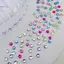 50 Chiếc Ngôi Sao 4 / 6MM Lấp Lánh Flat Ba Acrylic Pha Lê Mini Móng Tay Nghệ Thuật Kim Cương Giả Màu 3D DIY Trang Trí Làm Móng Tay Kim Cương