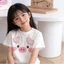 Áo Thun Cho Bé Gái Mùa Hè Cotton 100 Tay Ngắn - Áo Phông Trẻ Em Cổ Tròn Thoáng Mát Dễ Phối Đồ ✨Luyoo25.vn✨