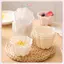 JRP 1 / 4 Cái Pudding Khuôn Máy Nướng Có Thể Tái Sử Dụng DIY Thạch Pudding Khuôn Bánh Thạch Nhựa Khuôn Dụng Cụ Nướng Bánh Khuôn Bánh Mì JRP