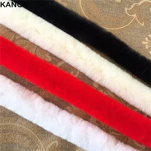 KANGN Lông Ruy Băng Khăn Lông Tơ May Lông Thỏ Giả Lông