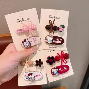 Tóc Bé Gái Trẻ Em Nổ Kẹp Tóc Phụ Kiện Lô Kẹp Dễ Thương Kẹp Tóc Gãy Mèo Cô Gái Mèo Con