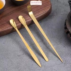 Thanh trà ITRUMPET, Thìa Matcha truyền thống Nhật Bản, Dụng cụ nhà bếp thìa lá bằng thép không gỉ