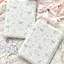 Gương gấp mini họa tiết thỏ nơ xanh pastel gương makeup di động