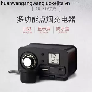 Cổng sạc usb sửa đổi xe máy với bộ sạc điện thoại di động Xe điện Giao diện chống nước sạc nhanh 12v