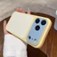 Ốp Điện Thoại Da Chặn Màu Cho iPhone 17 Pro Max 16 15 14 13 12 11 Vỏ Bảo Vệ Chống Sốc