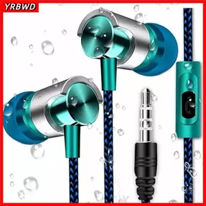 Tai nghe nhét tai YRBWD, Tai nghe có độ phân giải cao, Tai nghe nhạc âm trầm sâu 3,5 mm khử tiếng ồn di động