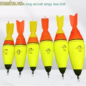 Phao phát sáng, Cánh xoay câu cá bằng đá EVA Phao câu cá, đúc dài nhẹ 30g-100g Rockfish Drift trôi dạt bên ngoài