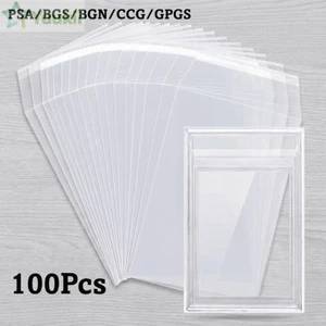 Túi xách tay tấm YUUKII, Phim gạch thẻ đánh giá mạnh mẽ bền bỉ, Phim bảo vệ thẻ điểm chống nước trong suốt cho 35PT PSA / BGS / CCG / SGC