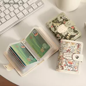 # HB # 20 Card Thi Sĩ Ví Nữ Da PU Dung Tích Lớn Túi Đựng Tiền Nhẹ Chống Thấm Nước Kinh Doanh Hộp Đựng Thẻ Nữ.