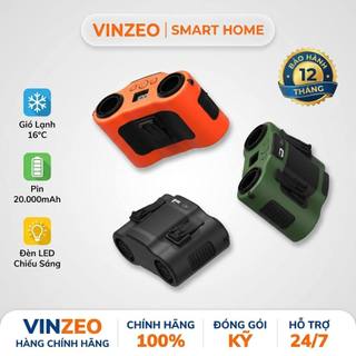 [Bảo Hành 1 Đổi 1] VINZEO F7 Pro - Siêu Pin 20000mAh, Quạt Đeo Lưng 5 Cấp Độ Gió