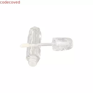 Ống bóng môi CODECOVED, Ống rỗng bao bì trong suốt, Hộp đựng mỹ phẩm bằng nhựa Mini đơn giản có thể đổ lại Đồ cần thiết du lịch