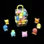 7 Chiếc Phát Sáng Trong Bóng Tối Dễ Thương Bỏ Túi Quái Vật Nhân Vật Squirtle Psyduck Mini Hoạt Hình PVC Đồ Chơi Các Bức Tượng Nhỏ Trẻ Em Quà Tặng