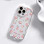 Ốp Lưng Cho Iphone 13 12 14 Pro Max 15 Plus 12 Mini Ốp Lưng Hoạt Hình Nơ Đỏ Hoa Anh Đào 3D Sóng Cong Cạnh Chống Sốc Mềm Trong Suốt Họa Tiết Silicon TPU