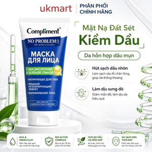 Mặt Nạ Đất Sét Compliment - Sạch Nhờn, Kiềm Dầu, Làm Dịu Cho Da Dầu Mụn, Da Nhạy Cảm 80ml