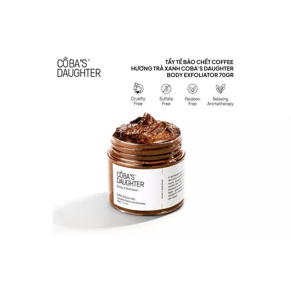 Tẩy tế bào chết toàn thân CoBas Daughter Body Exfoliator 70gr