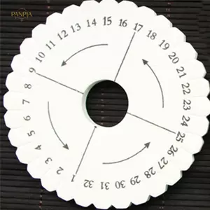 PNPIA- Dây đính cườm thủ công vuông tròn Đĩa bện DIY Dây bện