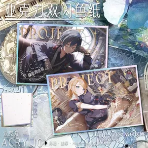 Dự Án SEKAI Lá Đôi Shikishi Thẻ Hatsune Miku Kagamine Rin Len Megurine Luka KAITO MEIKO Anime Sưu Tập
