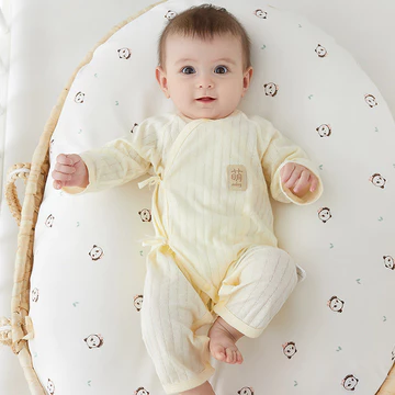 Quần áo trẻ em bé quần áo trẻ em cho bé Onesie Áo liền quần dài tay mỏng Quần áo sơ sinh Cotton Monk quần áo trẻ em Quần áo điều hòa không khí Bộ đồ ngủ 6.23