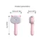 Bàn chải phun mèo QEARY, Lược chải tóc phun thú cưng sạc USB một nút, Đồ dùng cho thú cưng Bàn chải hơi nước đa chức năng di động hiệu quả cho thú cưng cho mèo