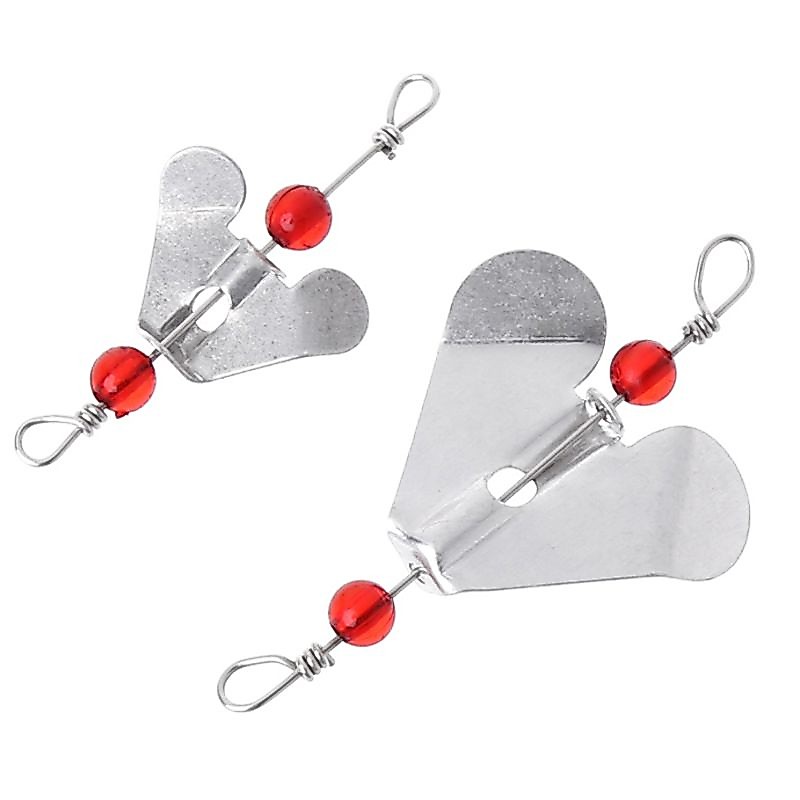 Mồi câu cá bằng kim loại cứng có thể xoay và phát sáng độc đáo