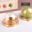 50 Cái Hộp đựng bánh ngọt lòng đỏ trứng bằng nhựa cấp thực phẩm Hộp đựng tráng miệng trong suốt để gói quà dự tiệc nướng tại nhà [VN]