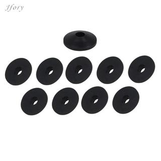 Jfory 10 Miếng Đệm Niêm Phong Nhà Vệ Sinh Bình Nước Vít Gioăng Cao Su Chống Trơn Trượt Phụ Kiện Lavatory Để Cố Định Rời Ghế Vệ Sinh Cao Su SBR Bền Đẹp