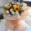 MAKY 20 Chiếc Hai Mặt Màu Hoa Quấn Hoa Chống Thấm Nước Bó Hoa Ngủ 58 * 58cm DIY Gói Quà Giấy Trang Trí Hoa VN