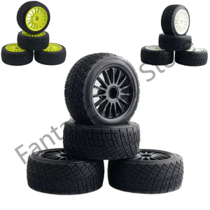 4 80mm 12mm Hex 2.2 Inch Vành bánh xe trung tâm Lốp RC CAR PHẦN RC CAR 1 / 10 Fit 1: 10 HPI WR8 Flux Rally 3.0 110697 94177