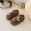 Giày Bé Gái Kiểu Dáng Birken Thêu Hình Thỏ - Giày Lười Đế Mềm Phong Cách Hàn Quốc Dễ Thương Đi Học