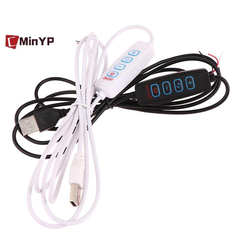 CMinYP 1.5M USB 5V LED -Màu sắc Chuyển đổi màu sắc mờ Cáp điều khiển 4 phím 2CH cho đèn LED điện áp thấp CCT Bicolor Light Glory