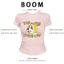 BOOM Áo Baby Tee Nữ Cotton Ôm Body-Áo Thun Ngắn Tay Y2K In Hình PhongCách Mùa Hè, Cổ Tròn Hàng Đầucách hàn quốc phong536