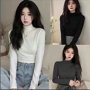 Áo Thun Dài tau Giữ Nhiệt Ấm Áp Basic Xinh Xắn Chất Bo TĂm Co Dãn Cao Cấp Unisex nam nữ From Áo Cực Đẹp