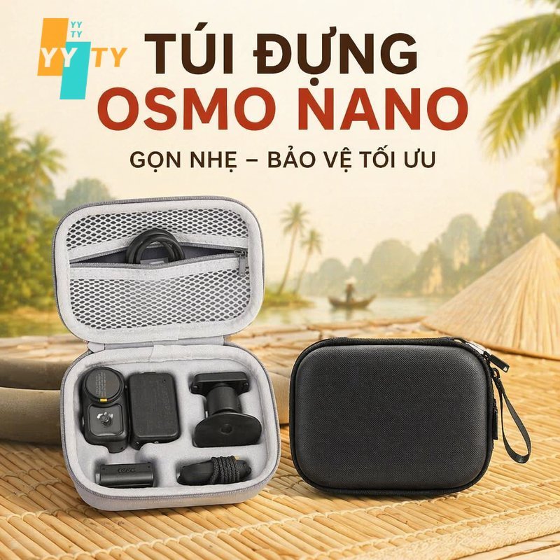 Túi Hộp Đựng DJI Osmo Nano Bảo Vệ Máy Ảnh Chống Sốc Chống Trầy Xước Bảo Quản Phụ Kiện Vật Liệu EVA Bền Bỉ Dễ Mang Đi