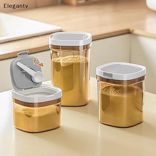 EGN Hộp đựng bột sữa kín khí 800 / 1300 / 1800 ml kèm thìa, bảo quản thực phẩm