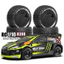 4 Lốp xe RC Drift 75mm 1 / 10, Cao su có độ bám cao cho HSP 94122 Tamiya XV01 TT02 HPI Kyosho CS D4, Trôi trên đường hoàn hảo