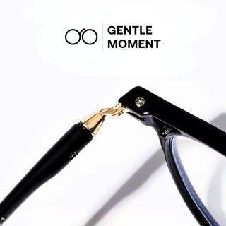 Gọng kính form tròn nhựa dẻo cao cấp GENTLE MOMENT chống ánh sáng xanh chống tia UV thời trang nam nữ GMK827