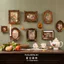 Retro Phong Cách Châu Âu Nổi Khung Ảnh Khung Ảnh Nhà B & B Trang Trí Tường Văn Học Ánh Sáng Sang Trọng Khắc Treo Tường Ảnh Treo Tường