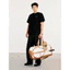 Áo thun có sẵn phong cách rộng thùng thình Quyền anh Cổ điển Nhãn nhỏ In 100% Cotton Unisex Nam Nữ Áo thun cổ tròn tay ngắn