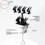 Hodou Airbrush Giá Đỡ Trọng Lực Đứng Bộ Cho Bàn Chải Không Khí Sơn Giữ 6 Kẹp Trên Gắn Bàn Ghế Trạm VN