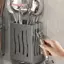 Dụng cụ nhà bếp 1 miếng Giá đỡ Chopsti thoát nước đa chức năng, Hộp đựng dao kéo treo tường hoặc tự do, nhựa