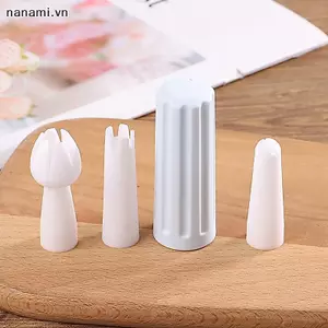 1Pc Whip Cream Dispenser Một phần Mẹo Gắn miệng Foamer Cover Holder Dining Bar Niêm phong vòng kem Đầu đặc biệt [VN]