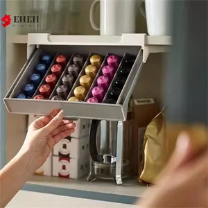 Hộp đựng viên nang cà phê Túi trà cà phê Ngăn kéo nhỏ Hộp sắp xếp không cần đục lỗ Tiết kiệm không gian Hộp lưu trữ văn phòng tại nhà Sử dụng VN