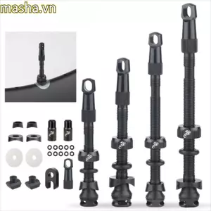 Van lốp xe đạp không săm, Van lốp xe đạp lõi đồng thau có thể tháo rời 40 / 50 / 65 / 80mm, Phụ kiện xe đạp núm vú F / V cho xe đạp MTB đường trường