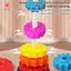 MJnmc Montessori Đồ Chơi 1 Bộ Trẻ Em Quay Cầu Vồng Bánh Răng Staing Tháp Pháo Động Cơ Huấn Luyện Kỹ Năng Mầm Non Quà Tặng Cho Bé Trai Và Bé Gái Mới