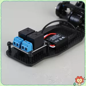 Công tắc rơle PWM 2 trong 1 Điều khiển từ xa Mô-đun điện tử Cắm và chạy cho điều khiển ánh sáng máy bay RC