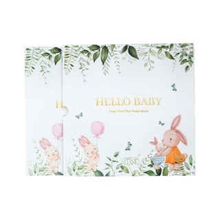 DE Baby Growth Journal To Document Milestones Phát triển Dữ liệu Sổ lưu niệm cho sinh nhật Quà tặng tắm cho bé