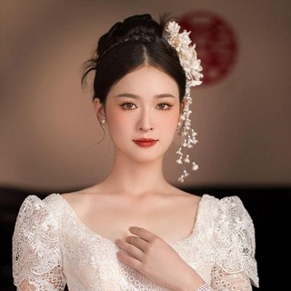 Kẹp tóc tua rua Festly, thiết kế quý phái phong cách Trung Hoa, phù hợp cho cô dâu