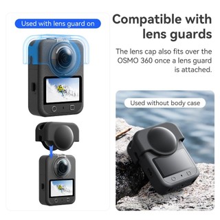 Dành cho DJI OSMO 360 Vỏ bảo vệ ống kính Vỏ bảo vệ silicon Chống rơi, chống mài mòn, chống địa chấn Phụ kiện bảo vệ máy ảnh thể thao DJI