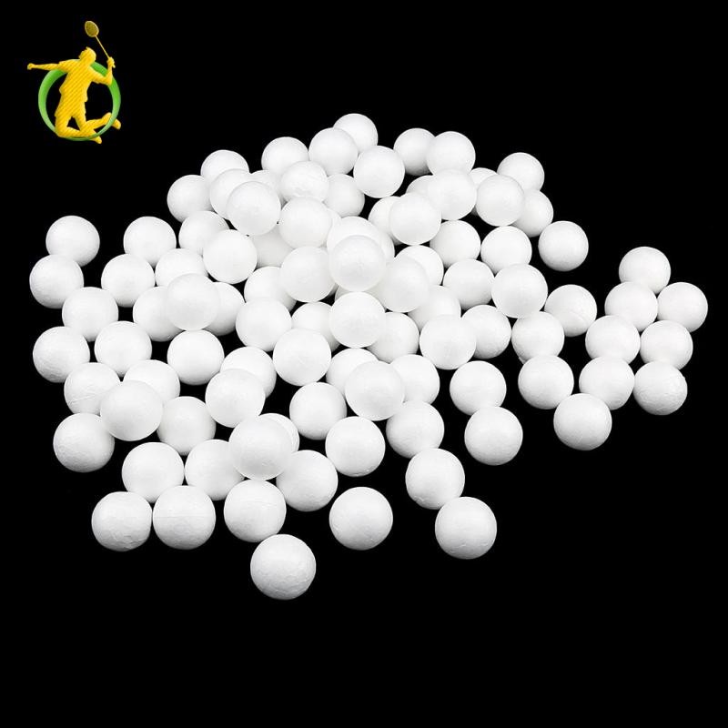 100 Chiếc Hạt Xốp Bóng, Bọt Polystyrene, Bóng xốp Đồ Thủ Công, Bóng Xốp Trắng Cho, Thiết Kế, Tranh